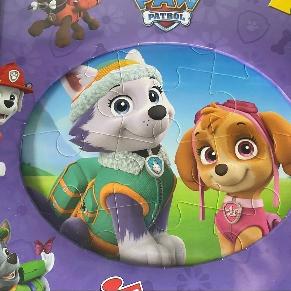 𝅺🔵 New Nickelodeon Paw Patrol “My First Puzzle Book” With 5 Puzzles